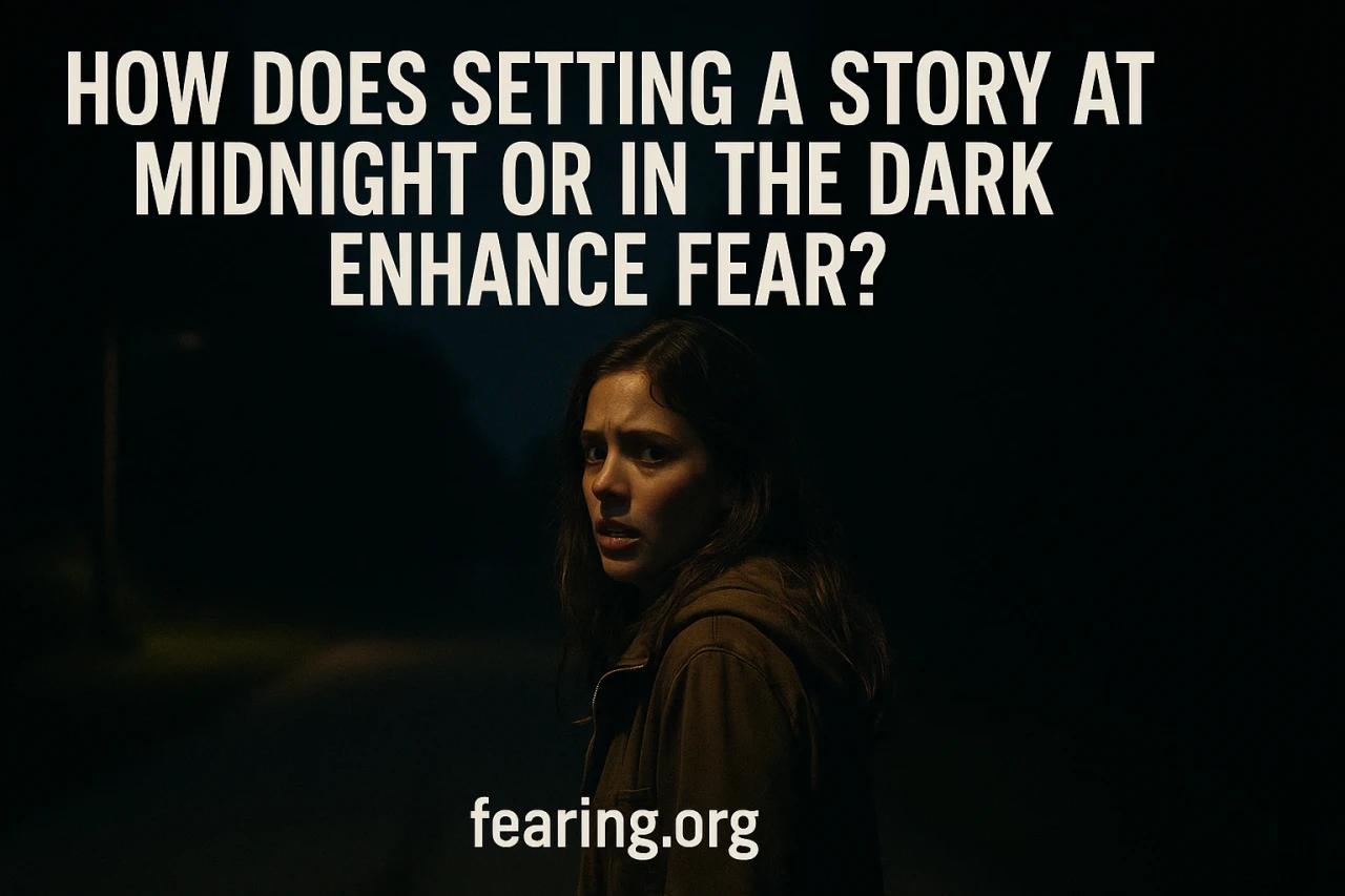 How Does Setting a Story at Midnight or in the Dark Enhance Fear?