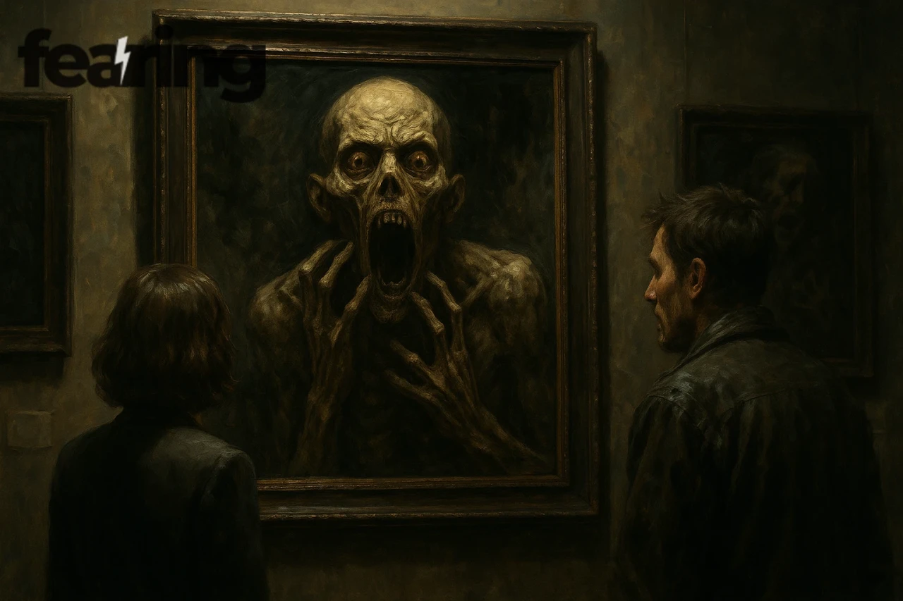 How Does Visual Art Evoke Fear Differently Than Film or Literature?