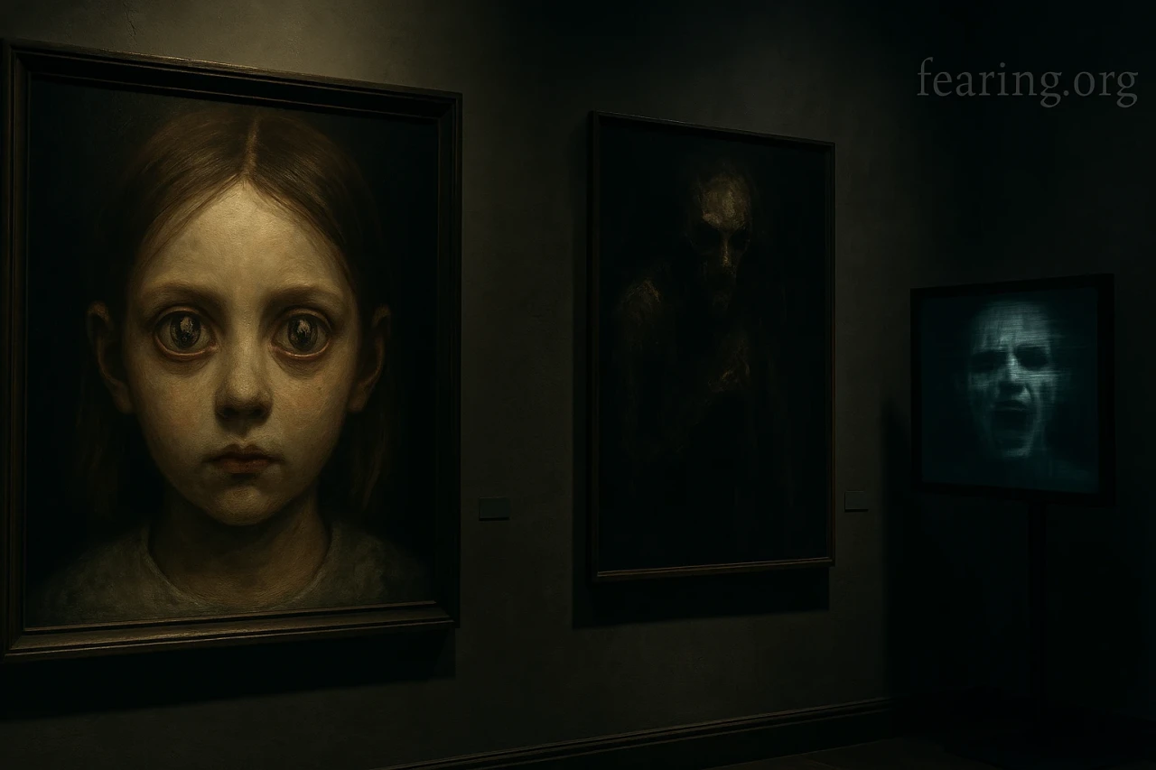 Can Visual Art Summon Fear Like a Jump Scare?