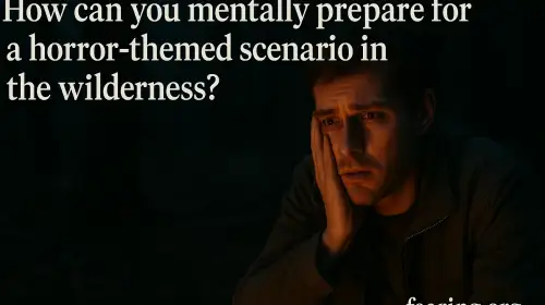 How Can You Mentally Prepare for a Horror-Themed Scenario in the Wilderness?