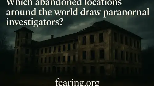 Which Abandoned Locations Around the World Draw Paranormal Investigators?