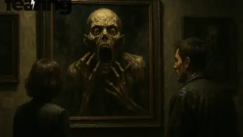 How Does Visual Art Evoke Fear Differently Than Film or Literature?