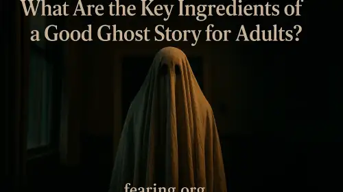What Are the Key Ingredients of a Good Ghost Story for Adults?
