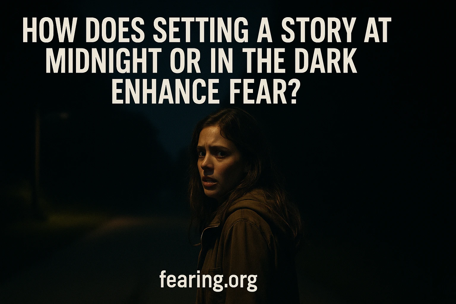 How Does Setting a Story at Midnight or in the Dark Enhance Fear?
