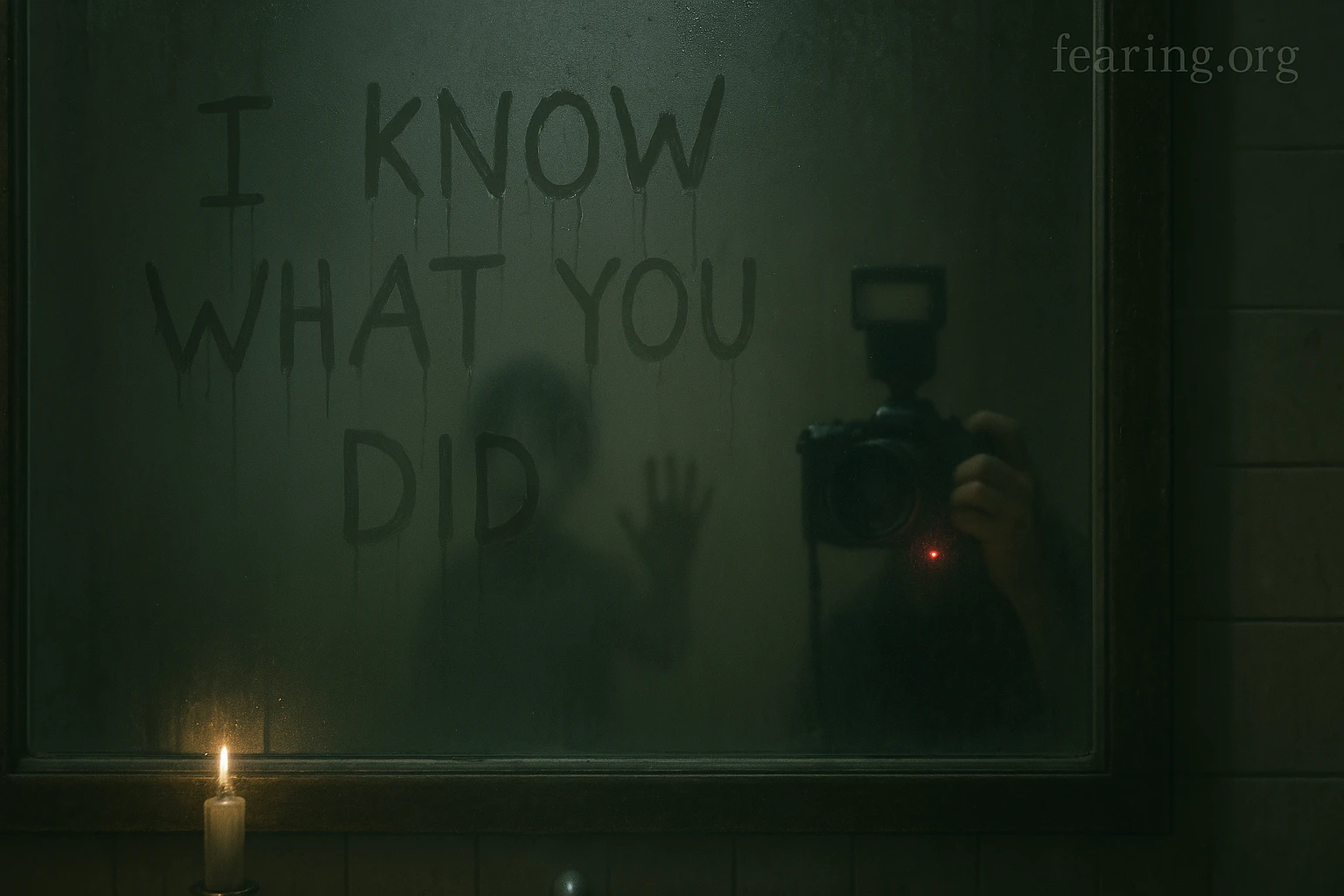 Who Left the Messages on the Mirror After the Crime Scene Was Sealed?