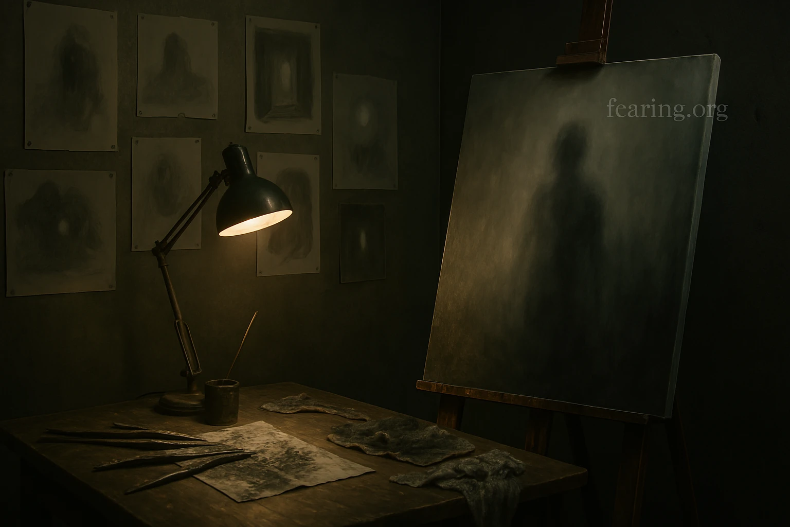 How Do Artists Visualize the Paranormal in Modern Horror?